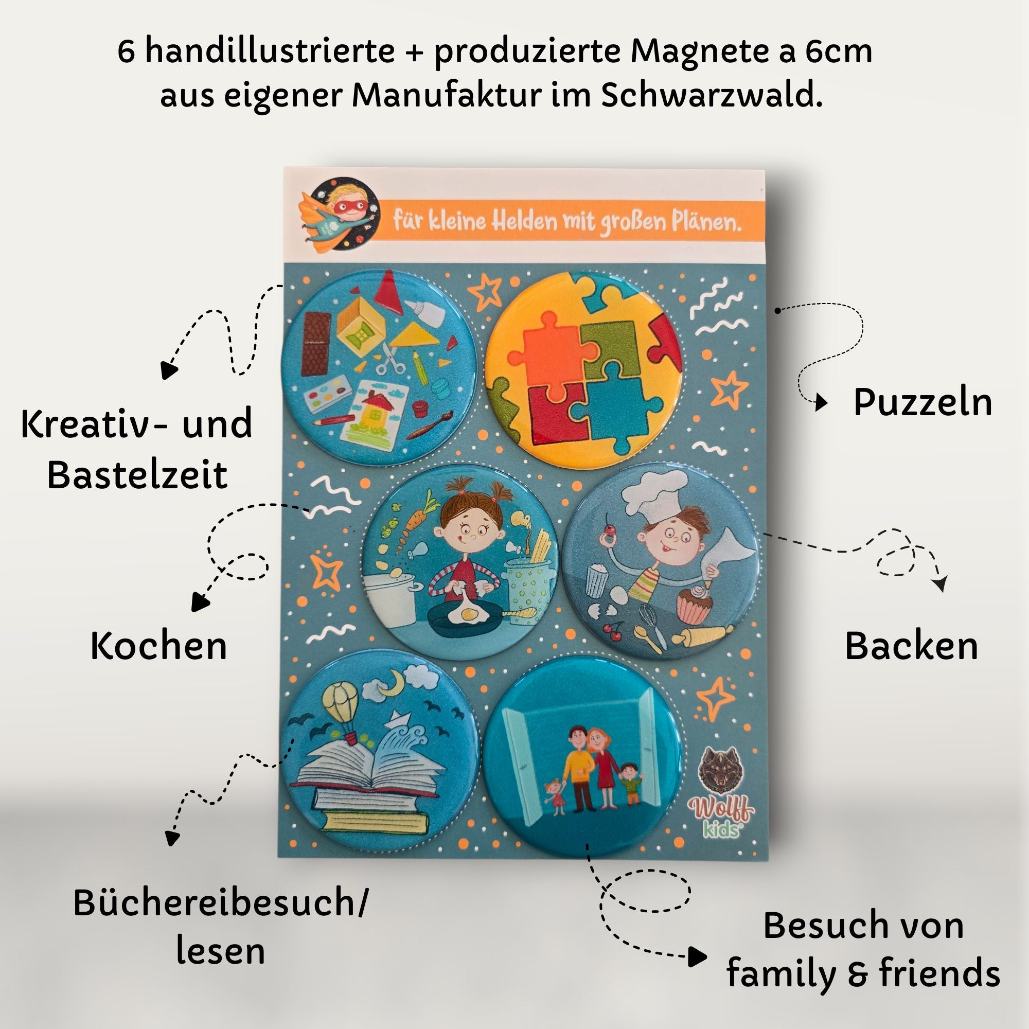 Sweet- Home- Set: 5xMagnete + 1 🎁gratis